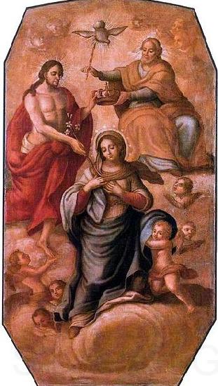Jose Joaquim da Rocha Coronation of Our Lady France oil painting art